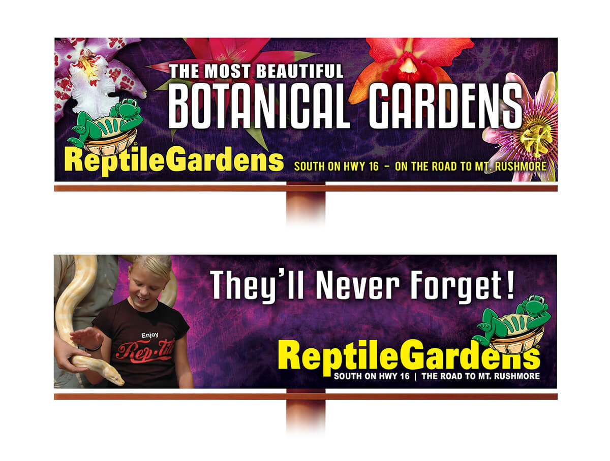 Reptile Gardens Billboard