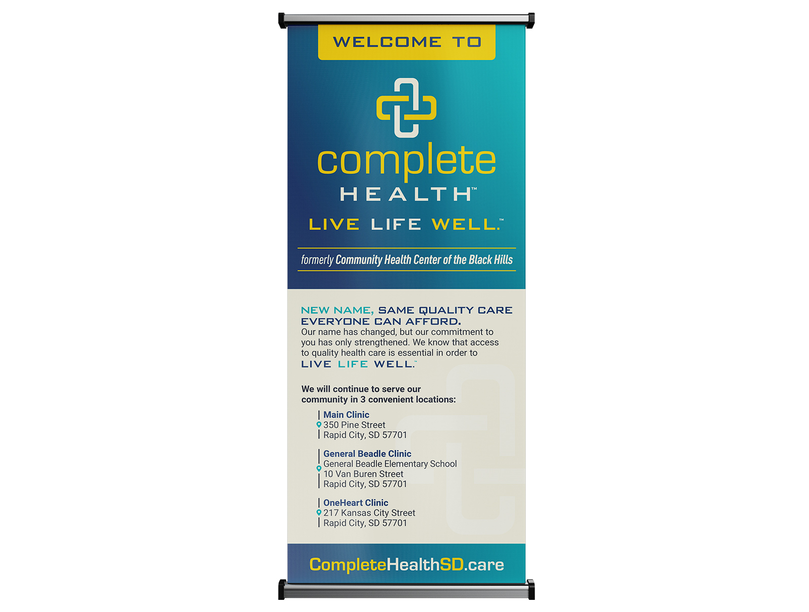 Complete Health Retractable Banner