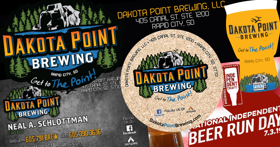 Image of Dakota Point Brewing graphics.