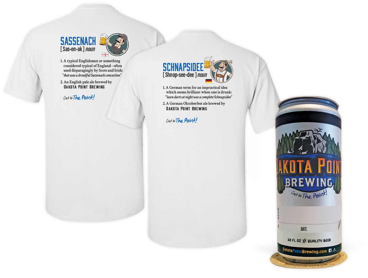 Dakota Point Brewing - T-shirts and Crowler