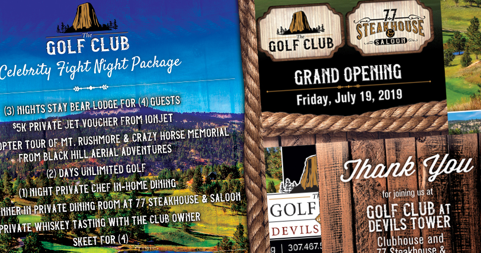 Image of Golf Club at Devils Tower graphics.